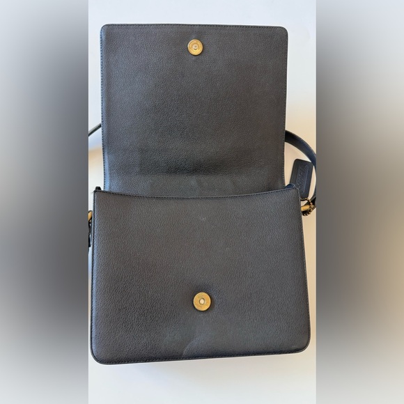 Coach Legacy Flap Crossbody Shoulder Bag Black Glove Tanned Leather Unisex Adult - Picture 9 of 16